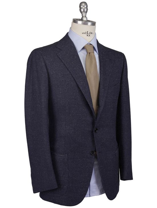 Cesare Attolini Cesare Attolini Blue Brown Wool Pa Cashmere Blazer Blue / Brown 001