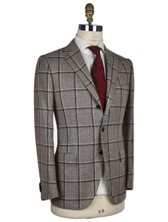 Cesare Attolini Cesare Attolini Multicolor Wool Silk Blazer Multicolor 001