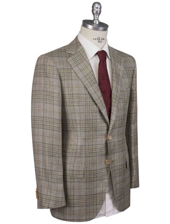 Cesare Attolini Cesare Attolini Multicolor Cashmere Silk Linen Blazer Multicolor 001