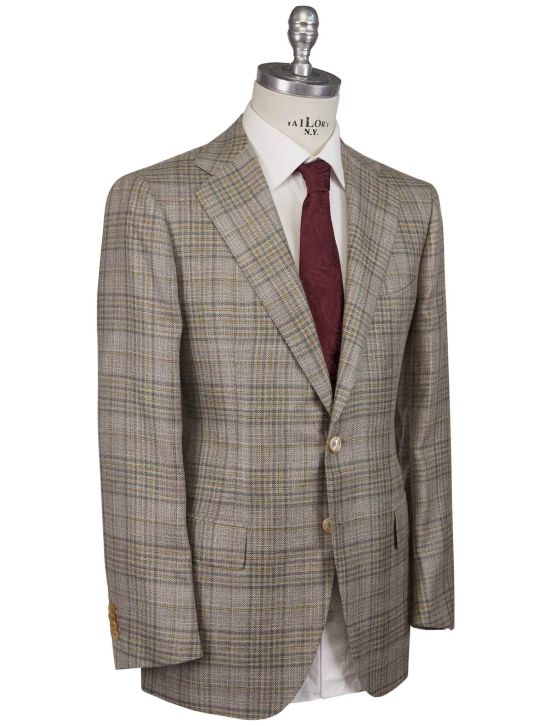 Cesare Attolini Cesare Attolini Multicolor Cashmere Silk Linen Blazer Multicolor 001