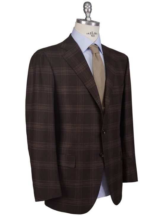 Cesare Attolini Cesare Attolini Brown Wool Cashmere Blazer Brown 001