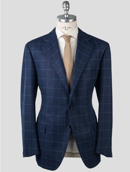 Cesare Attolini Cesare Attolini Blue Wool Angora Cashmere Blazer Blue 000