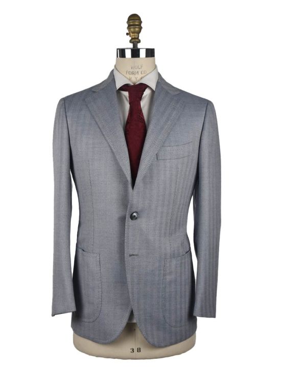 Cesare Attolini Cesare Attolini Light Blue Wool 140'S Blazer Light Blue 000