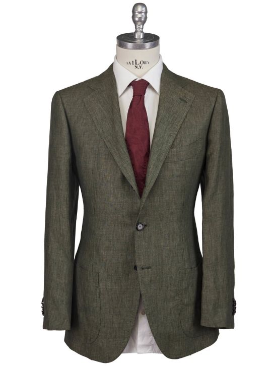 Cesare Attolini Cesare Attolini Green Linen Blazer Green 000