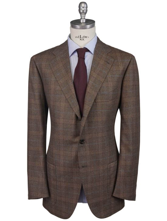 Cesare Attolini Cesare Attolini Brown Wool 150's Blazer Brown / Blue 000