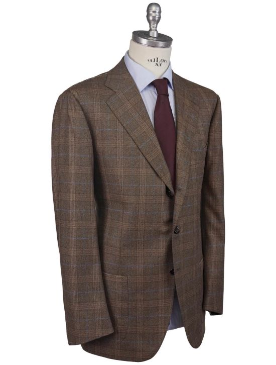 Cesare Attolini Cesare Attolini Brown Wool 150's Blazer Brown / Blue 001