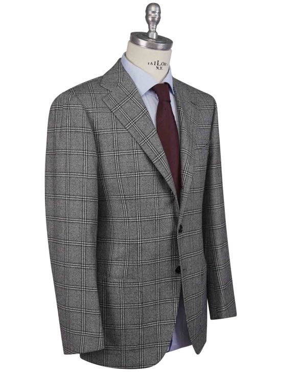 Cesare Attolini Cesare Attolini Gray Wool Cashmere Blazer Gray 000