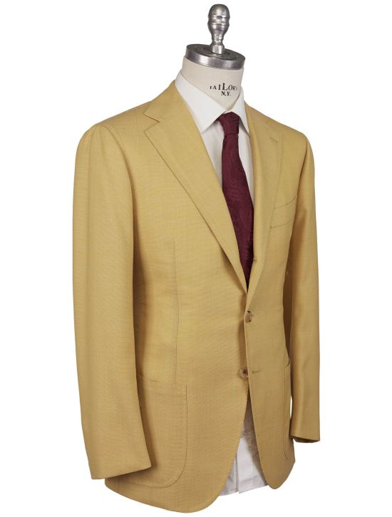 Cesare Attolini Cesare Attolini Yellow Wool Blazer Yellow 000