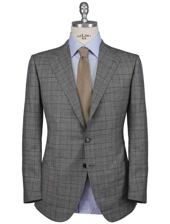 Cesare Attolini Cesare Attolini Gray Wool Cashmere Silk Blazer Gray 000