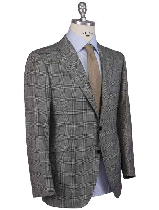 Cesare Attolini Cesare Attolini Gray Wool Cashmere Silk Blazer Gray 001