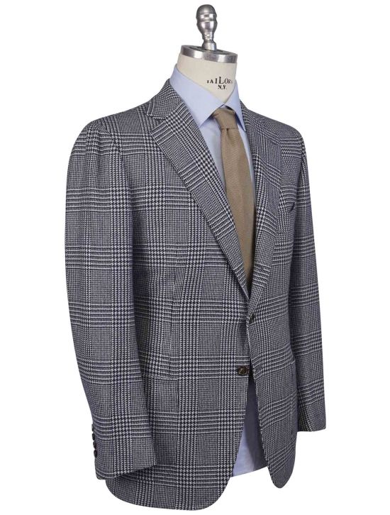 Cesare Attolini Cesare Attolini Gray Black Cashmere Blazer Gray / Black 000