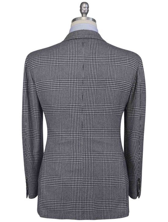 Cesare Attolini Cesare Attolini Gray Black Cashmere Blazer Gray / Black 001