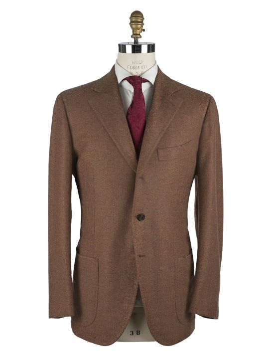 Cesare Attolini Cesare Attolini Brown Wool Silk Cashmere Blazer Brown 000