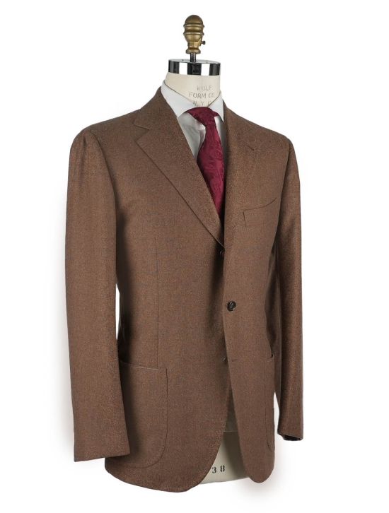 Cesare Attolini Cesare Attolini Brown Wool Silk Cashmere Blazer Brown 001