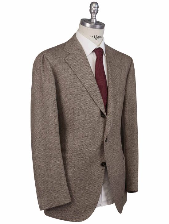 Cesare Attolini Cesare Attolini Brown Wool Cashmere Blazer Brown 001