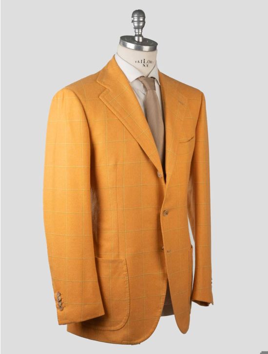 Cesare Attolini Cesare Attolini Orange Cashmere Blazer Orange 001