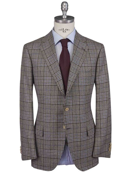 Cesare Attolini Cesare Attolini Multicolor Wool Linen Silk Blazer Multicolor 000