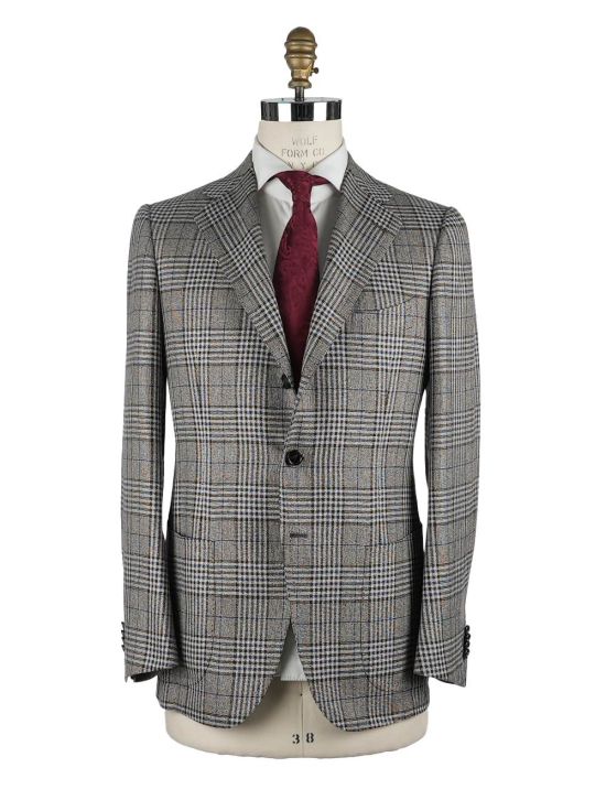 Cesare Attolini Cesare Attolini Multicolor Wool Linen Silk Blazer Multicolor 000