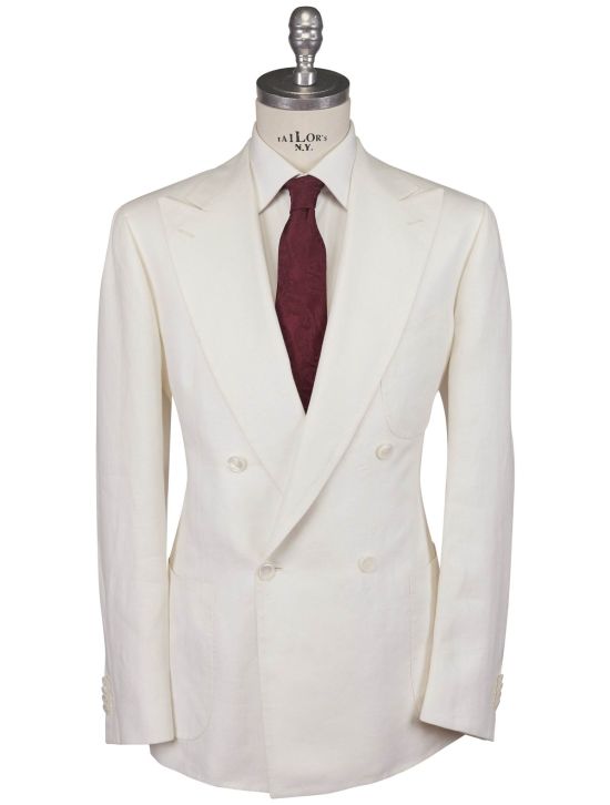 Cesare Attolini Cesare Attolini White Linen Blazer White 000