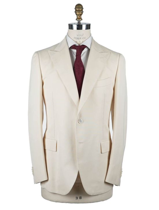 Cesare Attolini Cesare Attolini Light Beige Cotton Silk Blazer Light Beige 000