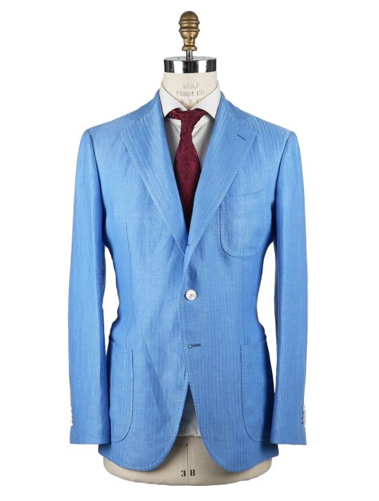 Cesare Attolini Cesare Attolini Blue Linen Blazer Blue 000