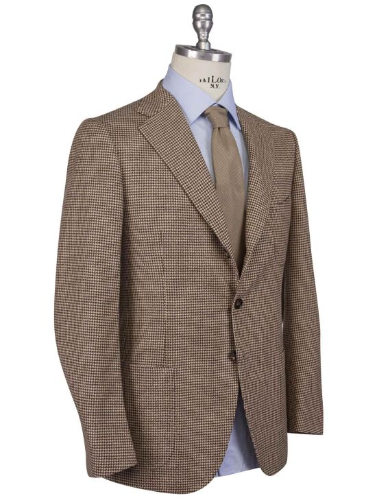 Cesare Attolini Cesare Attolini Brown Beige Wool Blazer Brown / Beige 001