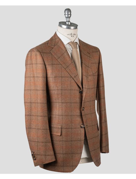 Cesare Attolini Cesare Attolini Brown Lambswool Cashmere Blazer Brown 001