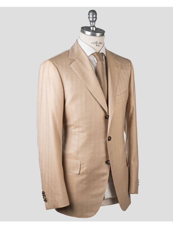 Cesare Attolini Cesare Attolini Beige Cashmere Silk Blazer Beige 001