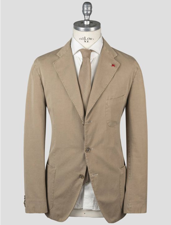 Isaia Isaia Beige Cotton Blazer Beige 000