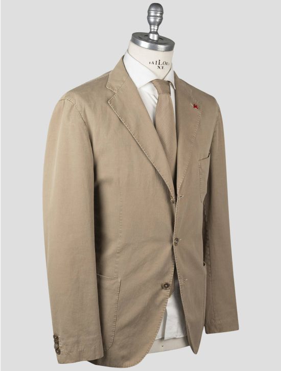 Isaia Isaia Beige Cotton Blazer Beige 001