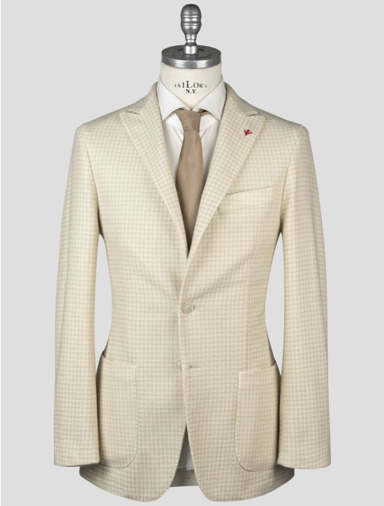 Isaia Isaia Beige Wool Pa Blazer Beige 000