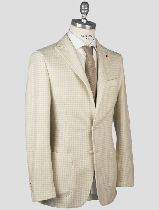 Isaia Isaia Beige Wool Pa Blazer Beige 001