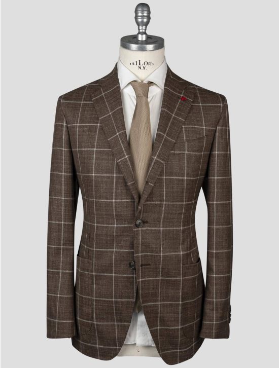 Isaia Isaia Brown Wool Blazer Brown 000