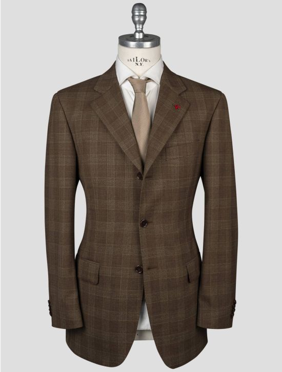 Isaia Isaia Brown Wool Blazer Brown 000