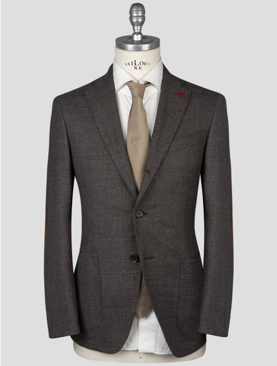 Isaia Isaia Brown Virgin Wool Blazer Brown 000