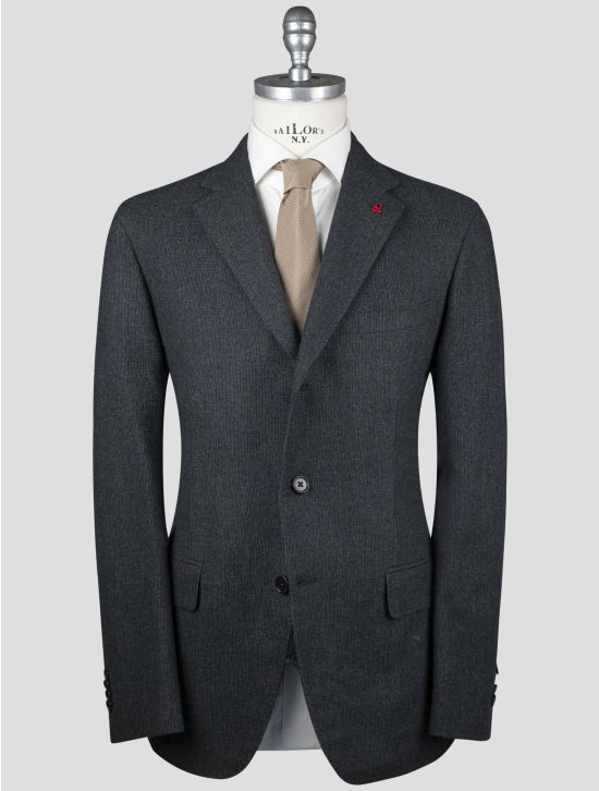 Isaia Isaia Brown Wool Cashmere Blazer Green 000