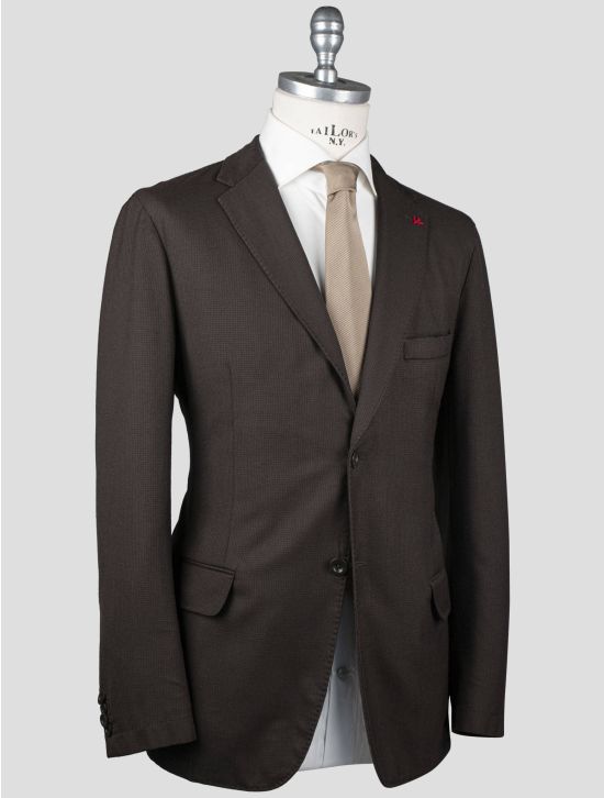 Isaia Isaia Brown Virginn Wool Blazer Brown 001