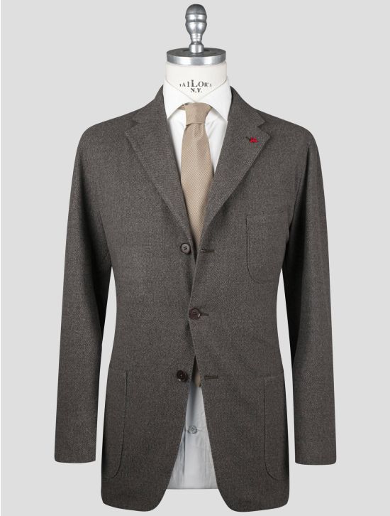 Isaia Isaia Brown Wool 130'S Blazer Brown 000