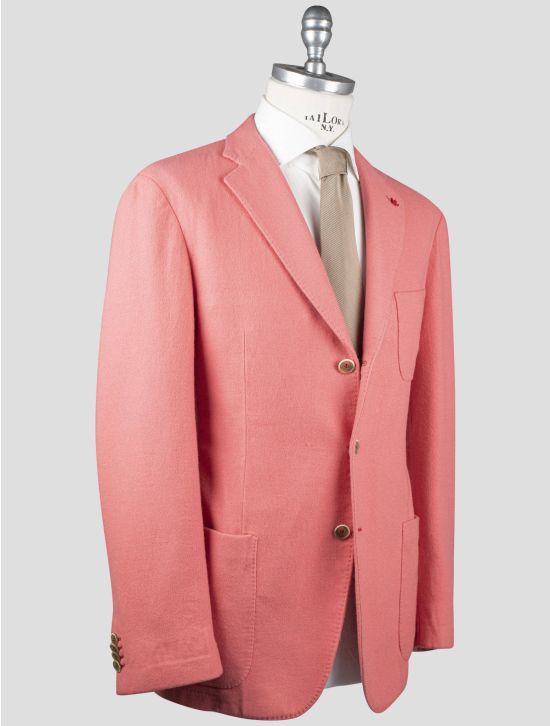 Isaia Isaia Pink Wool Cashmere Blazer Pink 001