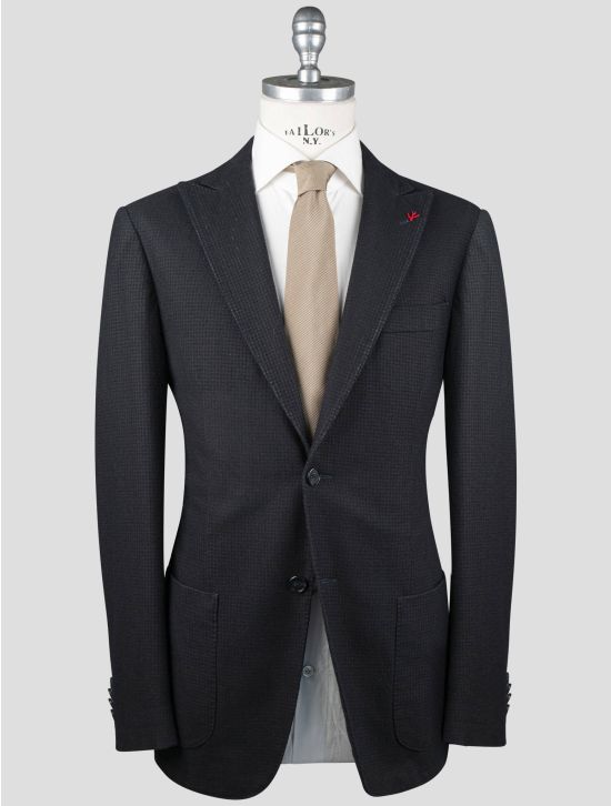 Isaia Isaia Blue Wool Cashmere Blazer Blue 000