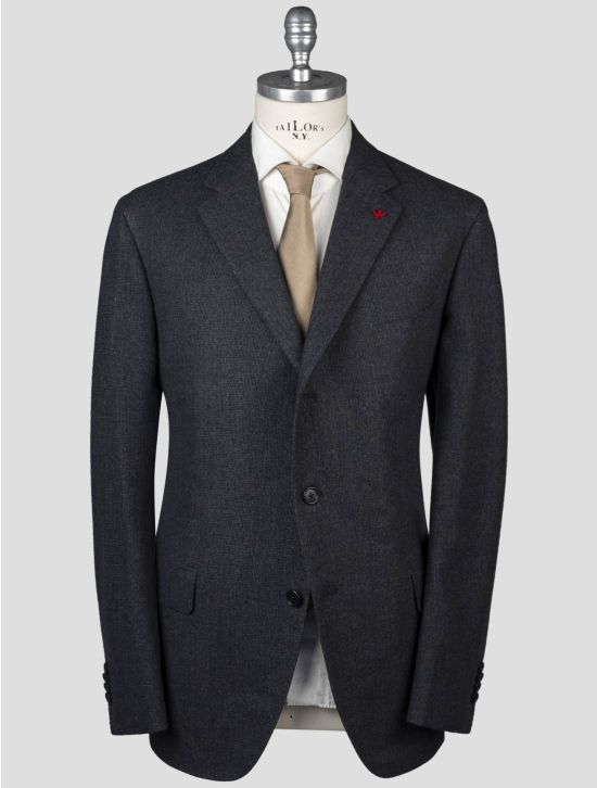 Isaia Isaia Gray Wool Cashmere Blazer Gray 000