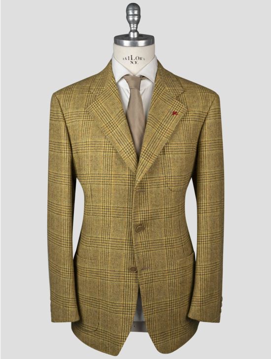 Isaia Isaia Yellow Wool Blazer yellow 000