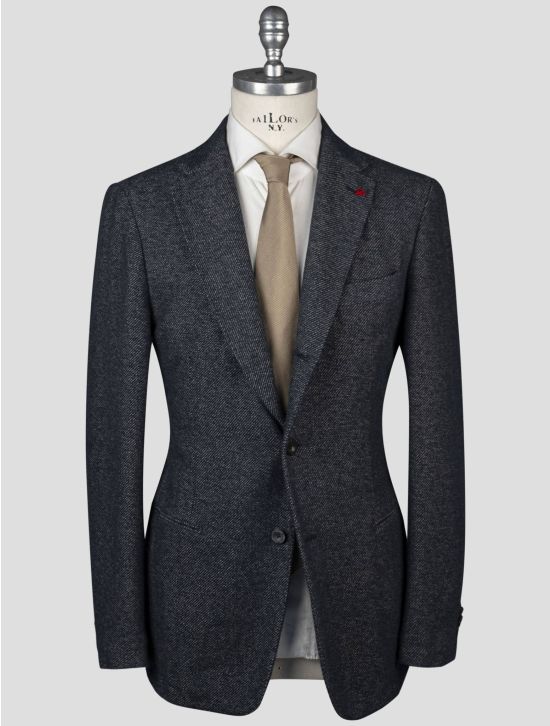 Isaia Isaia Blue Wool Blazer Blue 000