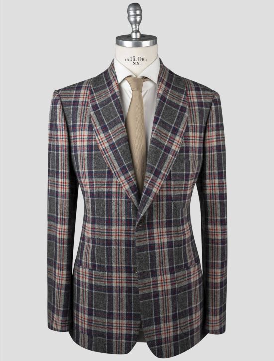 Isaia Isaia Multicolor Virgin Wool Blazer Multicolor 000