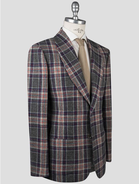 Isaia Isaia Multicolor Virgin Wool Blazer Multicolor 001