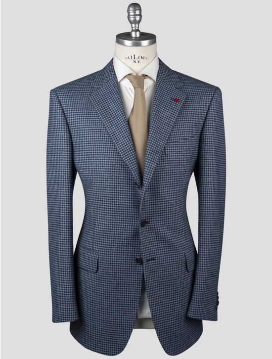 Isaia Isaia Blue Wool Cashmere Blazer Blue 000