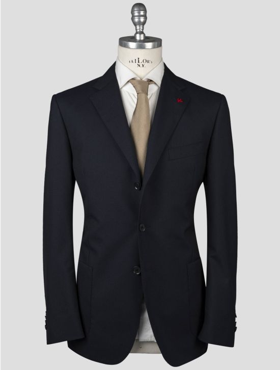 Isaia Isaia Blue Wool 120'S Blazer Blue 000