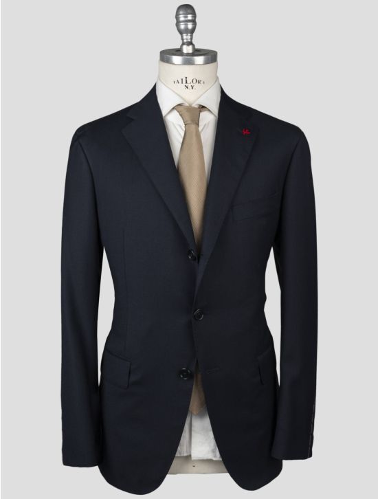 Isaia Isaia Blue Wool 150's Blazer Blue 000