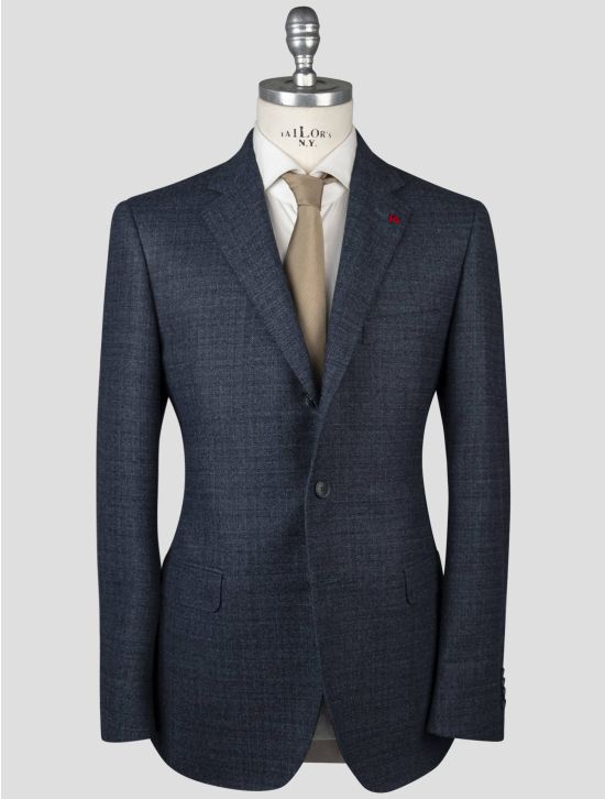 Isaia Isaia Blue Wool 110's Blazer Blue 000