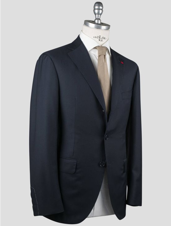 Isaia Isaia Blue Wool 150's Blazer Blue 001